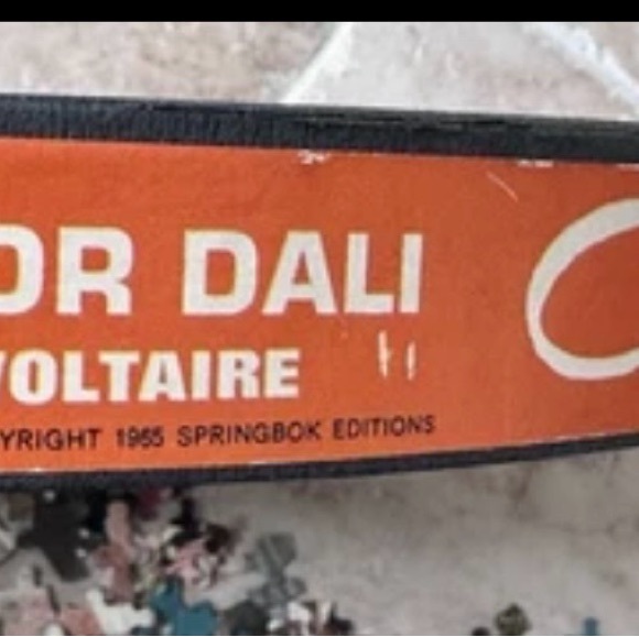 Vtg  '65 Springbok Double Image Art Apparition Voltaire Salvador Dali Puzzle - Picture 8 of 14